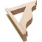 Ekena Millwork 6-in W x 26-in D x 30-in H Funston Trad Rough Cedar Woodgrain TimberThane Outlooker, Primed Tan OUTUR060X26X30FST04RCPR - alternate 4